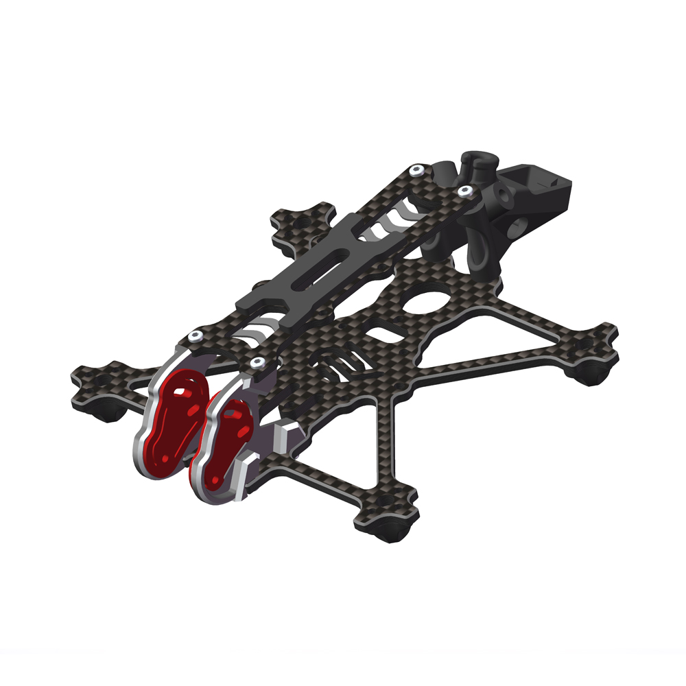 Carbon Fiber Drone Frame - AlfaRC Fi-25 DJI O4 unidad de