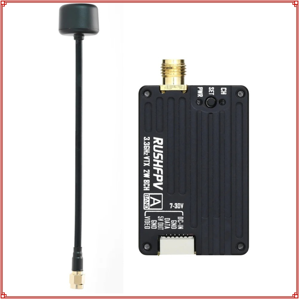 Rc Transmitter - Nuevo Transmisor RUSHFPV 3.3G 2W VTX