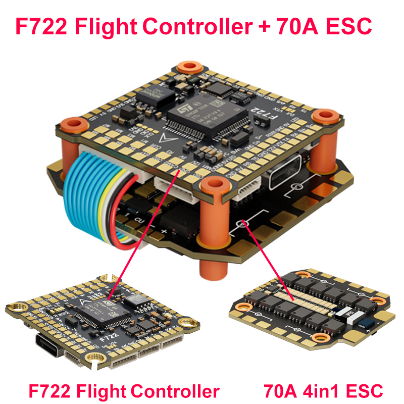 Analog Fpv Camera - DAKEFPV F722 60A Stack ICM42688P F722