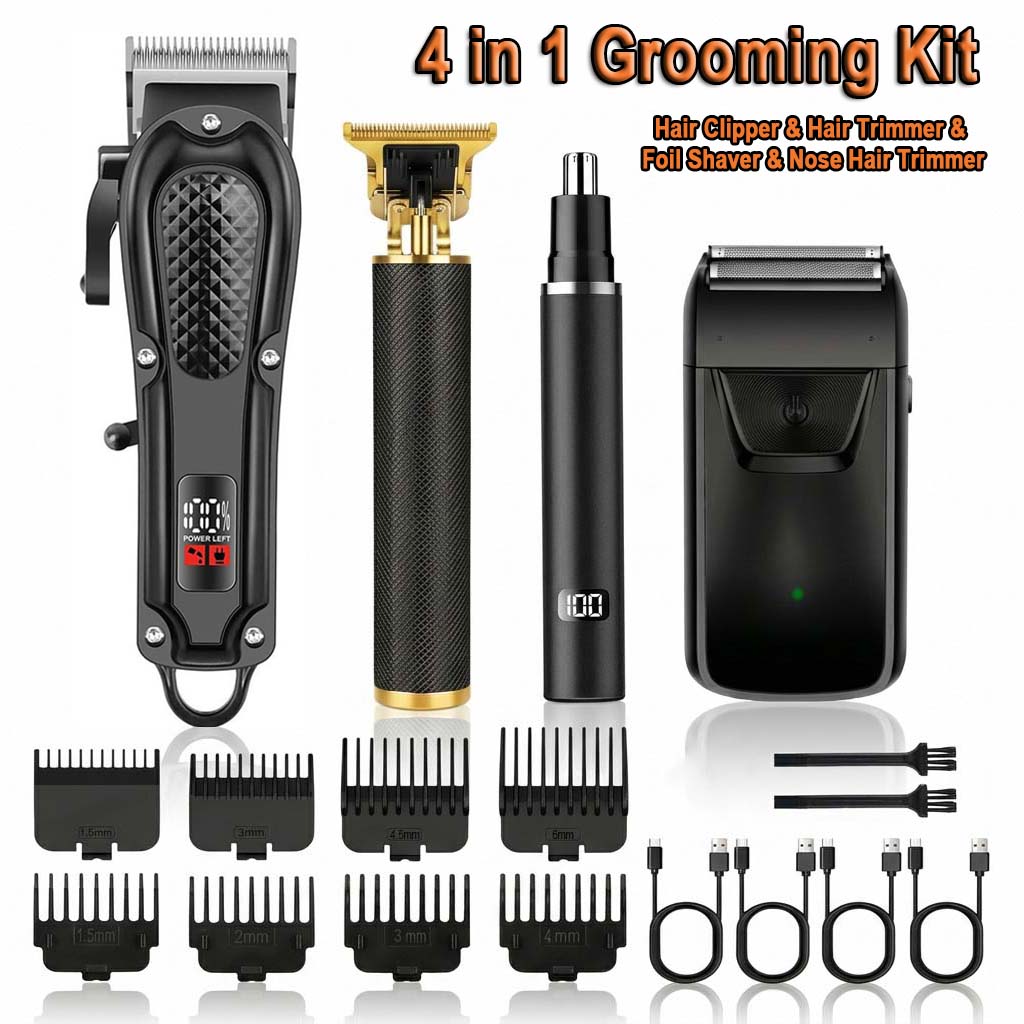 4 In 1 Esc - Set de cortapelos para hombre 4