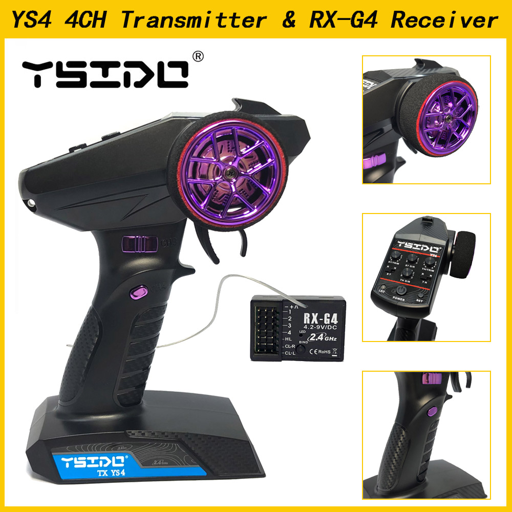 Radio Transmitter 2.4Ghz - YSIDO YS4 2,4 GHz 4CH sistema