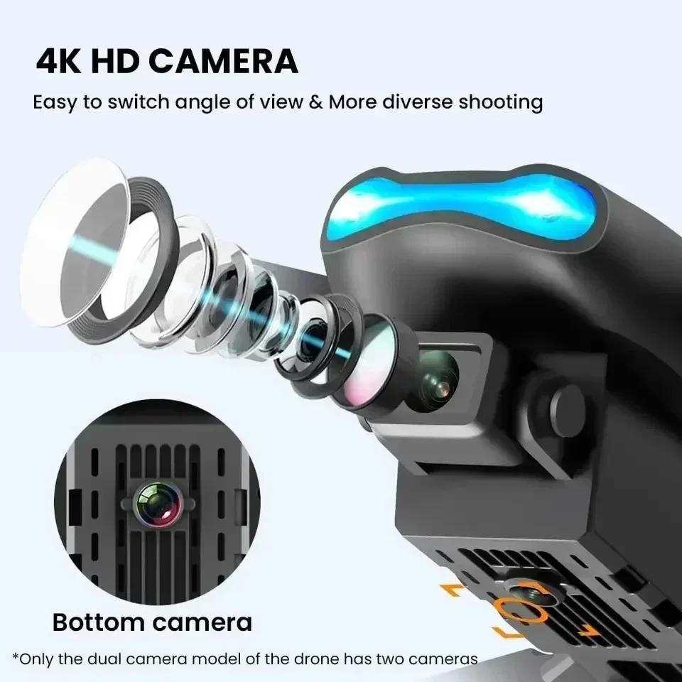 Nuevo E99Pro RC Drone 4K profe - Brushed Drone Motor reseña y precio