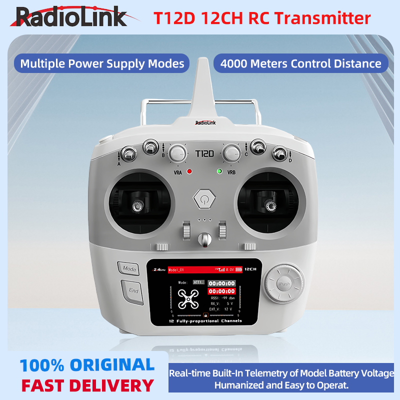 RadioLink T12D Transmisor RC d - Radio Transmitter 2.4Ghz reseña y precio