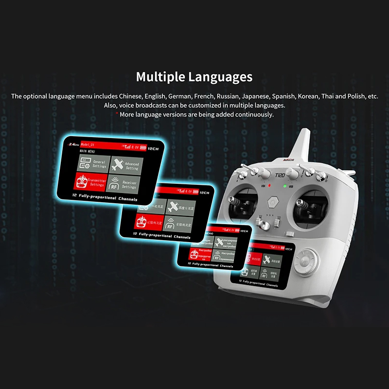 RadioLink T12D Transmisor RC d - Radio Transmitter 2.4Ghz reseña y precio