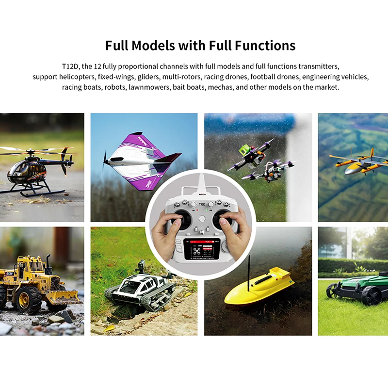 RadioLink T12D Transmisor RC d - Radio Transmitter 2.4Ghz reseña y precio