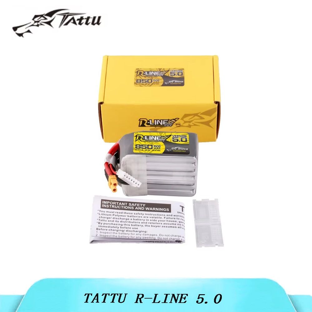 TATTU R-LINE 5,0 3S 4S 6S bate - Lipo Battery 4S reseña y precio