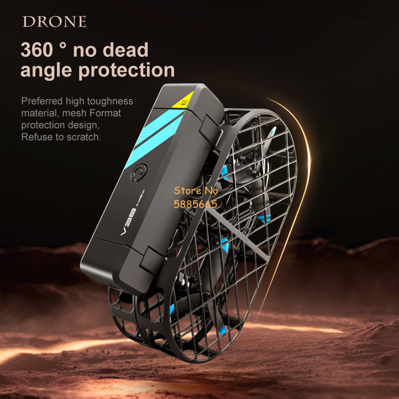 Cámara HD 8K 360 °   Protecció - Brushed Drone Motor reseña y precio