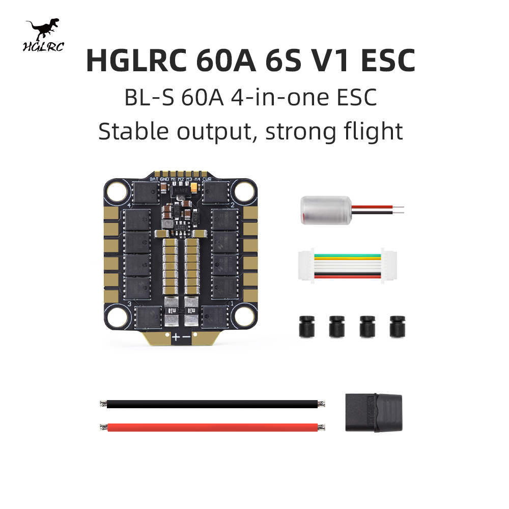 HGLRC 60A 6S V1 4 en 1 ESC BLH - 4 In 1 Esc reseña y precio