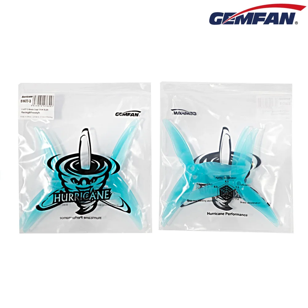 10 pares (10CW + 10CCW) Gemfan - 5 Inch Propeller reseña y precio