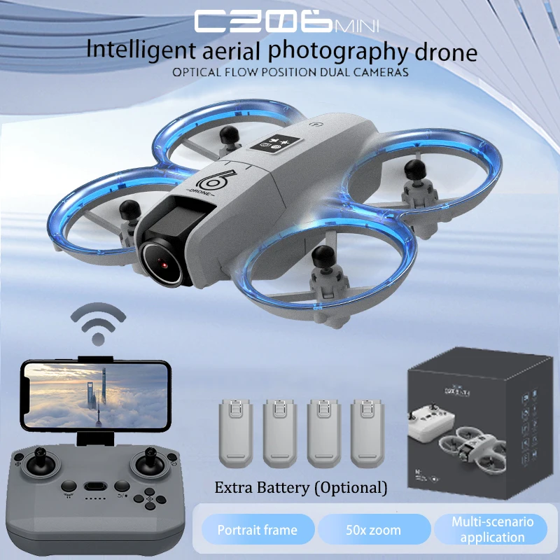 CZ06 Mini RC Quadcopter Drone  - Brushed Drone Motor reseña y precio