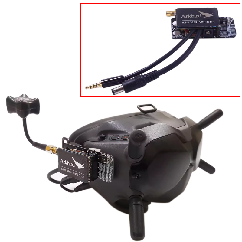 Arkbird-Gafas de vídeo HD a an - Drone Goggles Dji reseña y precio