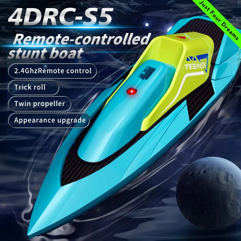 Mini barco RC de 2,4G, barco d - Radio Transmitter 2.4Ghz reseña y precio