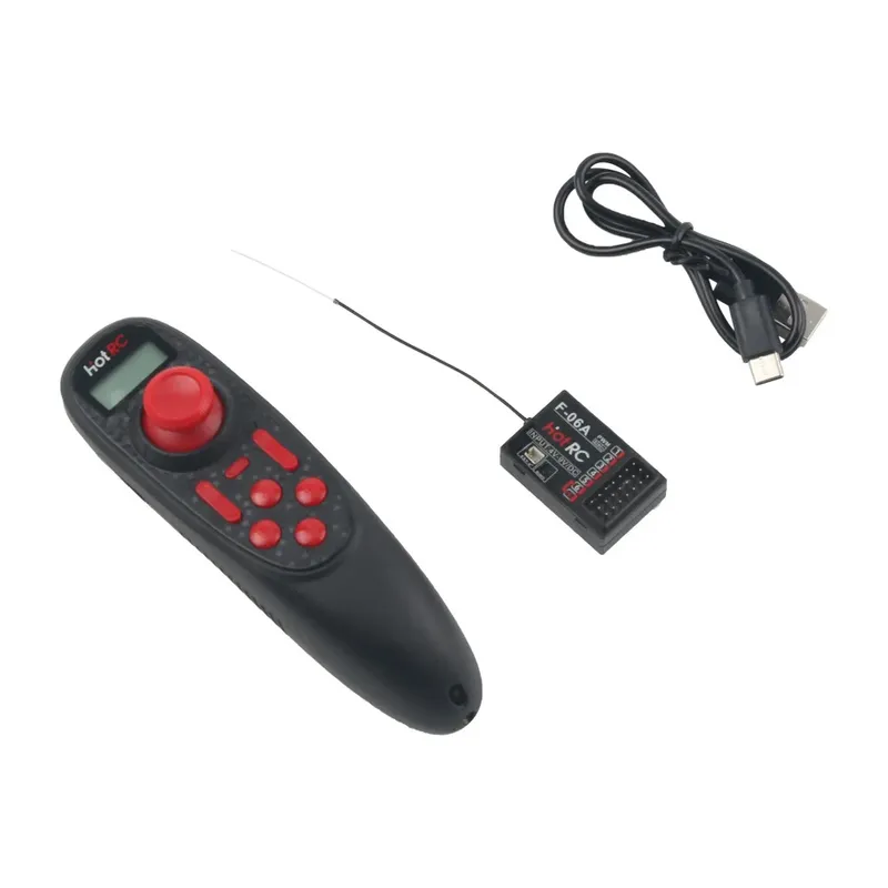 Sistema de radio Hotrc Ds-600  - Radio Transmitter 2.4Ghz reseña y precio