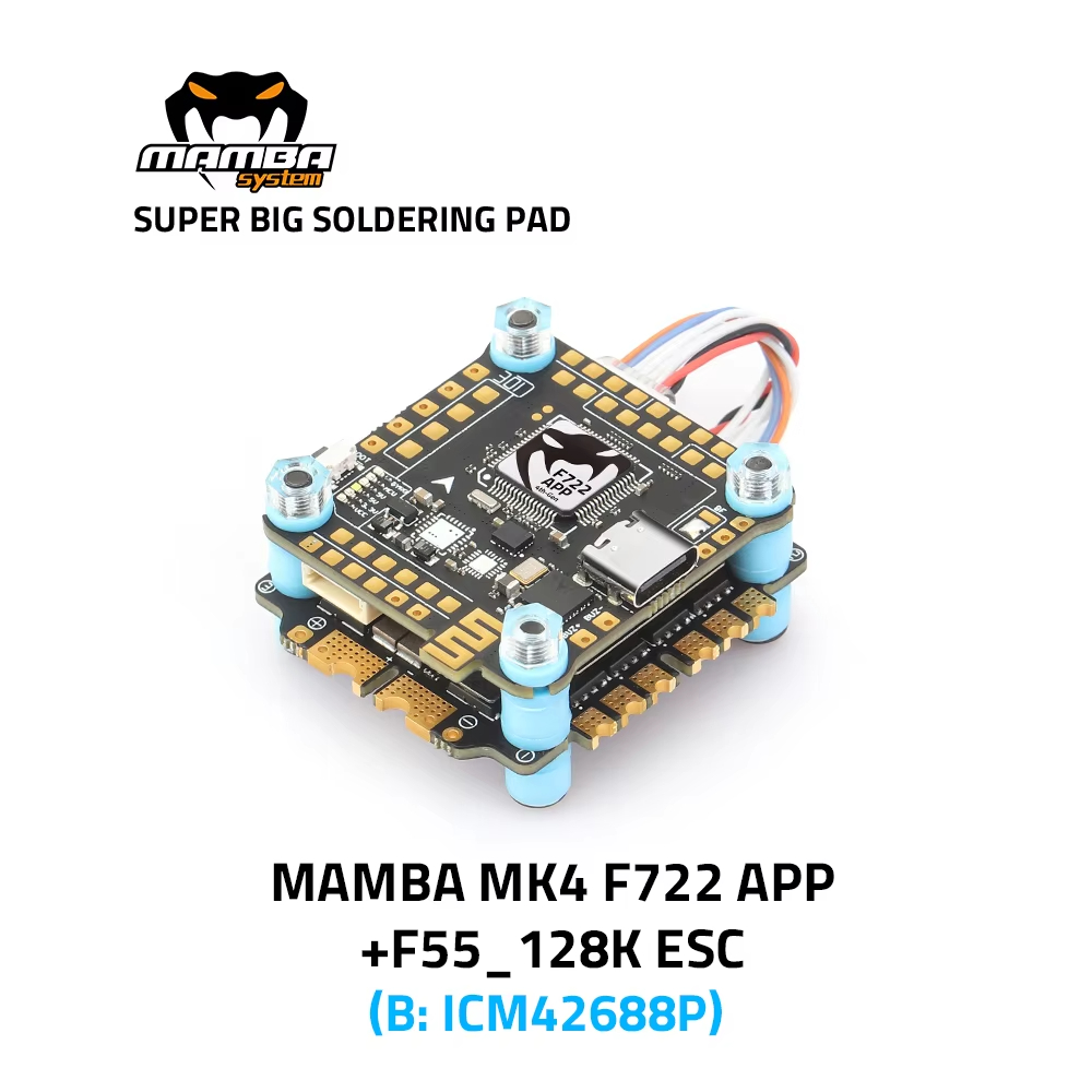 Diatone MAMBA F722 APP MK4 WIF - F722 Flight Controller reseña y precio