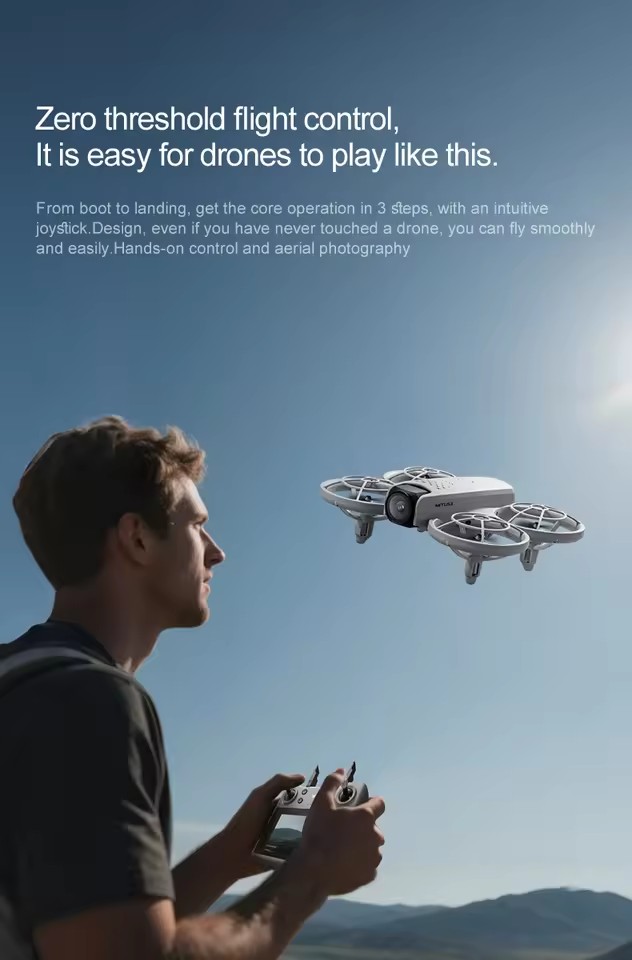 Dron con Cámara 8K ESC, Posici - Brushed Drone Motor reseña y precio
