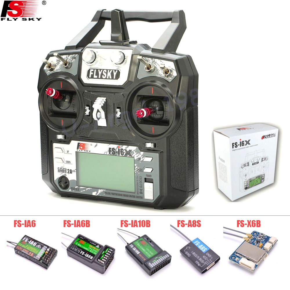 FLYSKY FS-i6X FS i6X 10CH 2,4  - Radio Transmitter 2.4Ghz reseña y precio