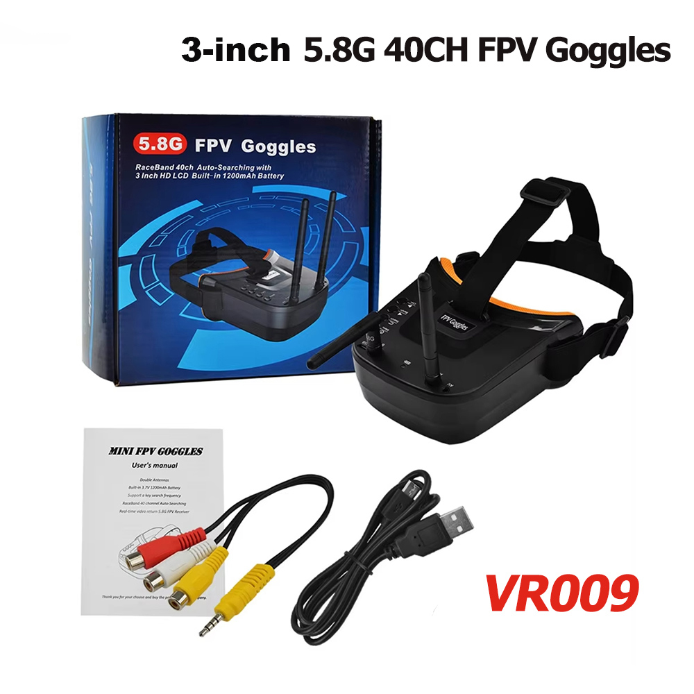 Gafas de vídeo VR009 FPV, pant - Drone Antenna reseña y precio