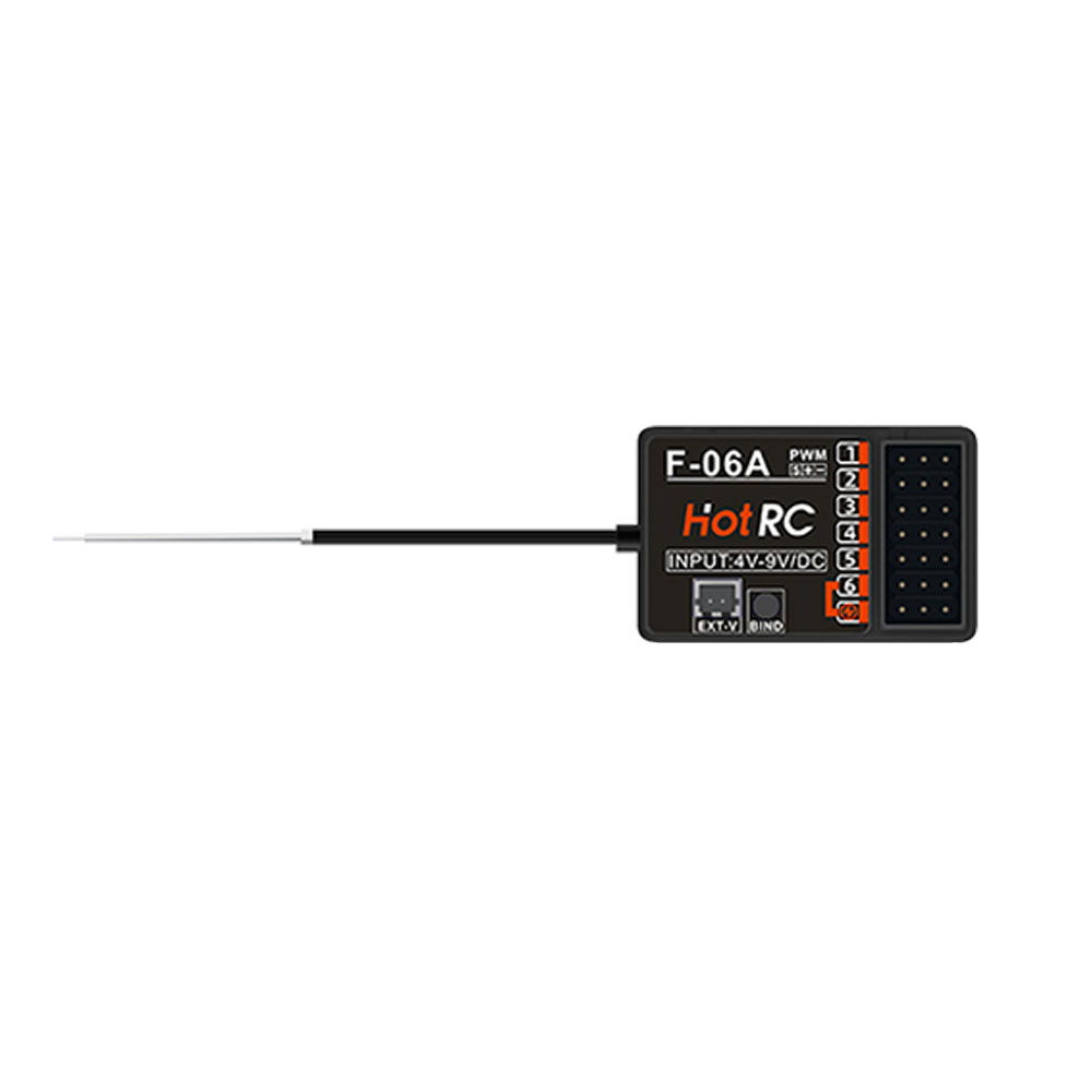 HOTRC DS-600 2,4 GHz 6CH RC ba - Radio Transmitter 2.4Ghz reseña y precio
